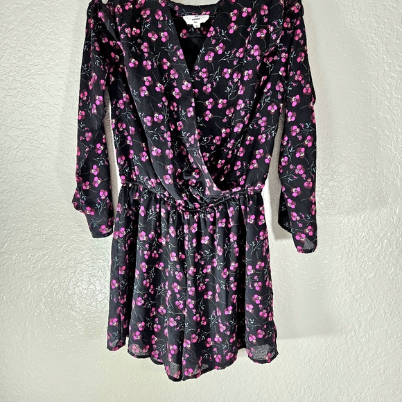 Entro Cherry Blossom Flower Design Romper Unitard - Picture 4 of 11